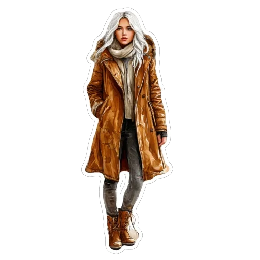 🧥 Стикер «Blonde» для Telegram