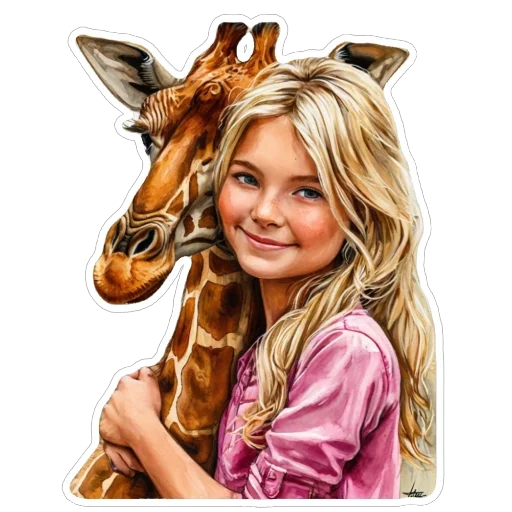 🦒 Стикер «Blonde» для Telegram