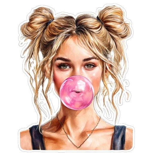 Стикерпак Blonde для Telegram