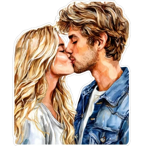 😘 Стикер «Blonde» для Telegram