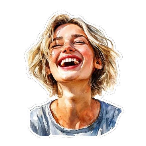 😂 Стикер «Blonde» для Telegram