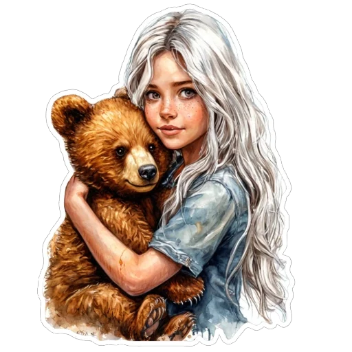 🐻 Стикер «Blonde» для Telegram