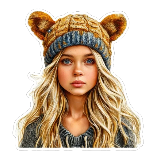 🥰 Стикер «Blonde» для Telegram