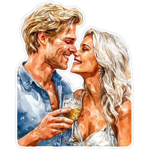 🥰 Стикер «Blonde» для Telegram