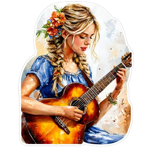 🎸 Стикер «Blonde» для Telegram