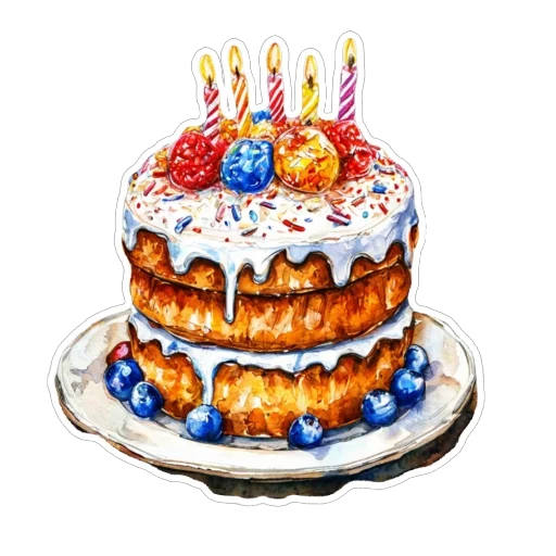 🎂 Стикер «Blonde» для Telegram