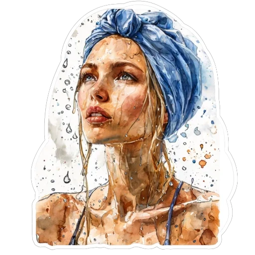 🚿 Стикер «Blonde» для Telegram