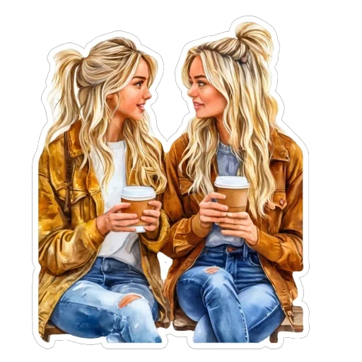 🫥 Стикер «Blonde» для Telegram