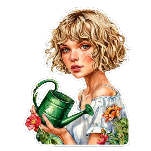 🪴 Стикер «Blonde» для Telegram