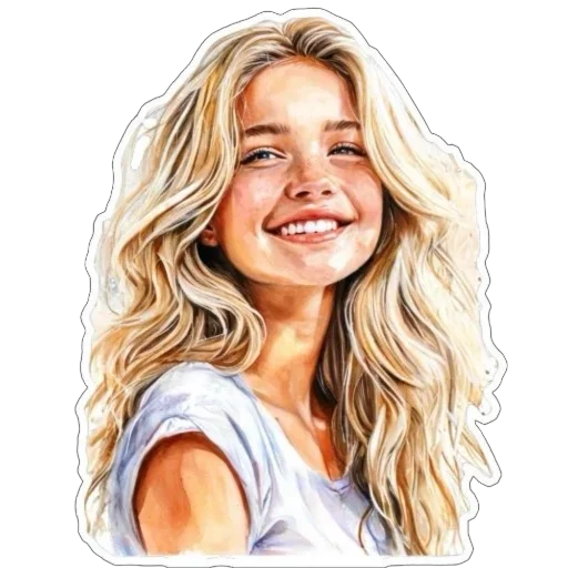 🫥 Стикер «Blonde» для Telegram