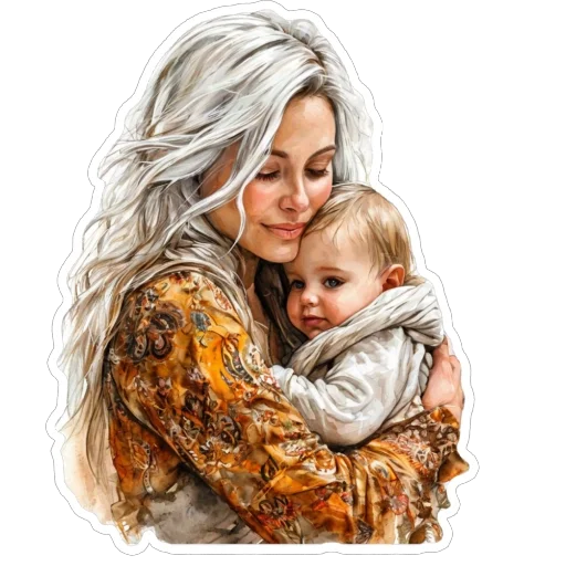 ❤ Стикер «Blonde» для Telegram