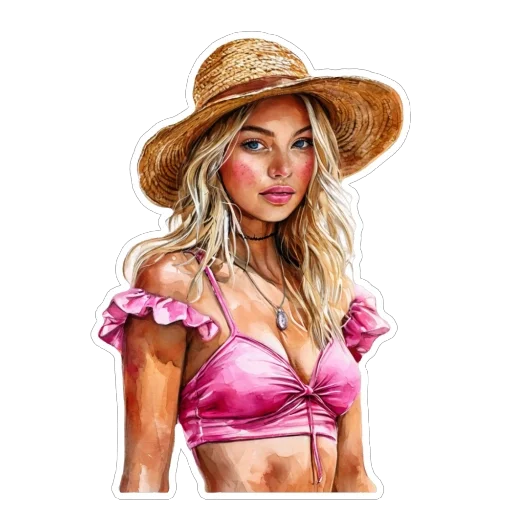 👙 Стикер «Blonde» для Telegram