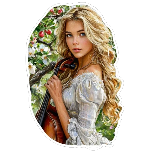 🌸 Стикер «Blonde» для Telegram