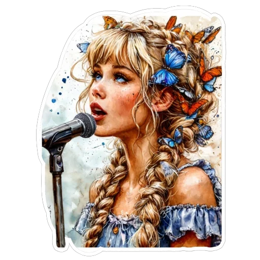 🎼 Стикер «Blonde» для Telegram