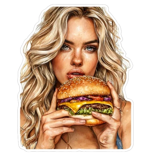 🍫 Стикер «Blonde» для Telegram