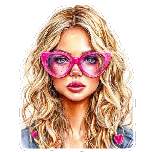 🥰 Стикер «Blonde» для Telegram