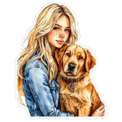 🐶 Стикер «Blonde» для Telegram