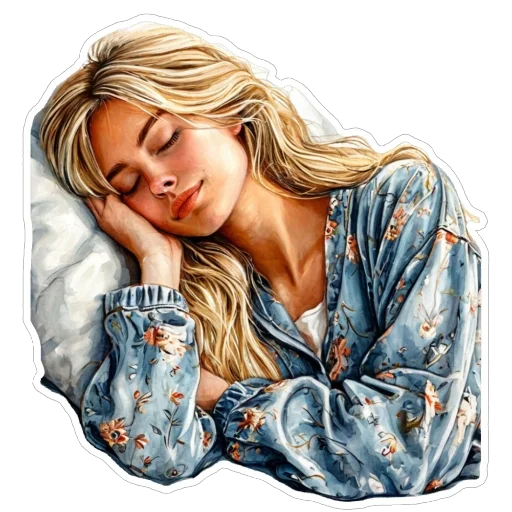 😴 Стикер «Blonde» для Telegram