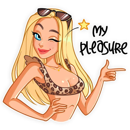 🙏 Стикер «Blondychain» для Telegram