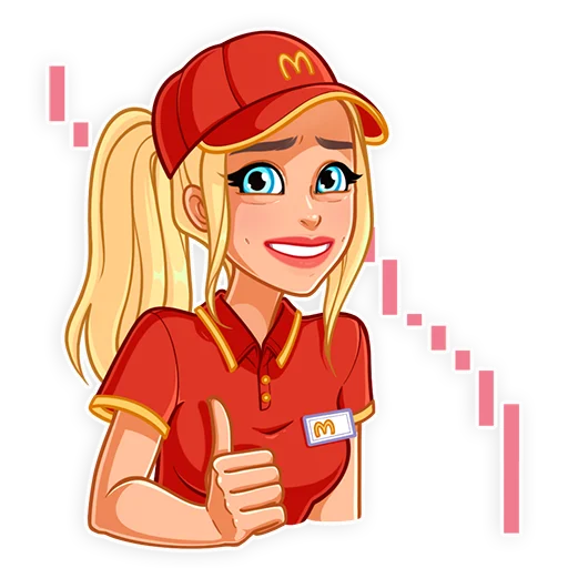 🦧 Стикер «Blondychain» для Telegram