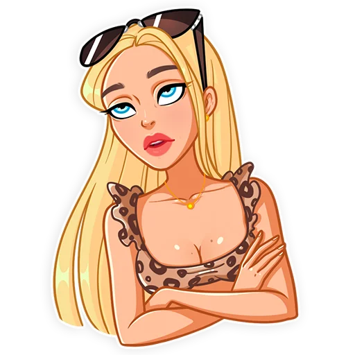🤨 Стикер «Blondychain» для Telegram