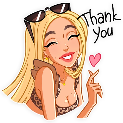 ☺️ Стикер «Blondychain» для Telegram