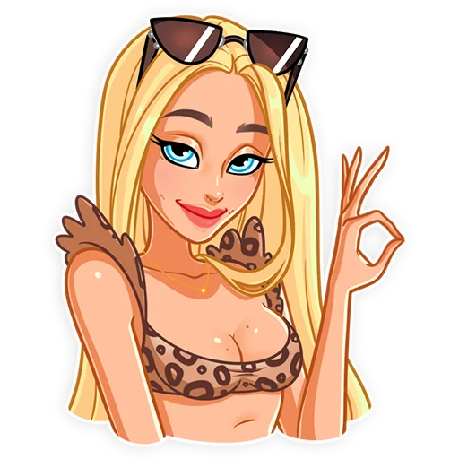 👌 Стикер «Blondychain» для Telegram