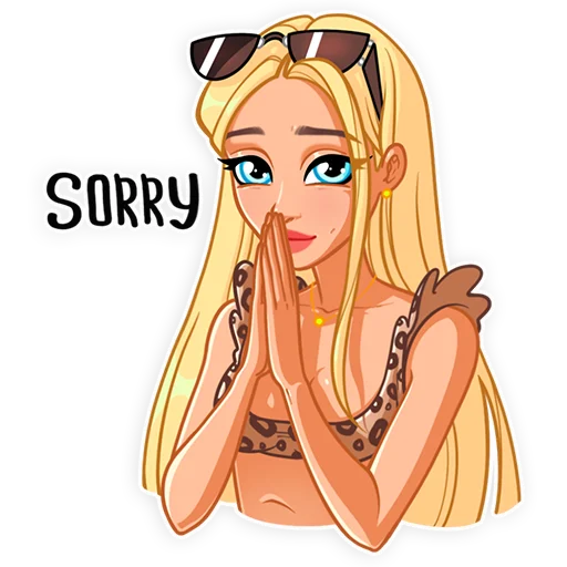 🙏 Стикер «Blondychain» для Telegram