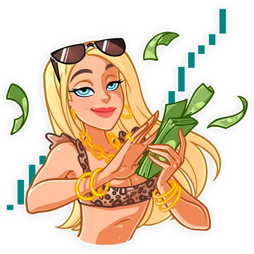 🤑 Стикер «Blondychain» для Telegram