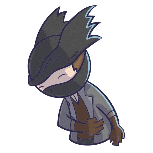🙇‍♂ Стикер «Bloodborne» для Telegram
