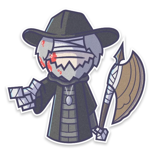 👈 Стикер «Bloodborne» для Telegram