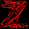 Стикер 26 Blood Letters #letter #font