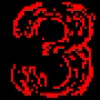 Стикер 55 Blood Letters #letter #font