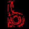 Стикер 28 Blood Letters #letter #font