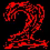 Стикер 54 Blood Letters #letter #font