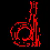 Стикер 30 Blood Letters #letter #font