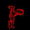 Стикер 44 Blood Letters #letter #font