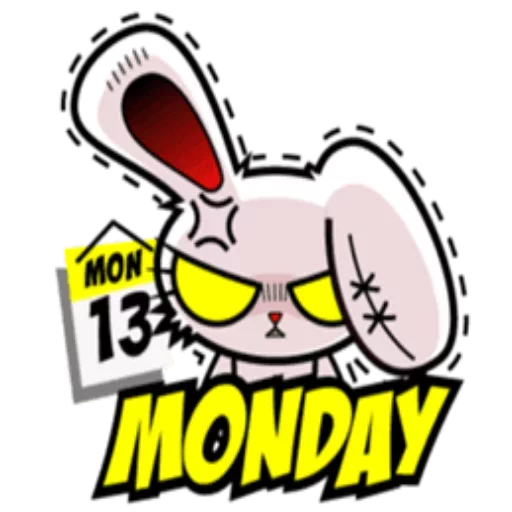 ☹️ Стикер «Bloody bunny» для Telegram