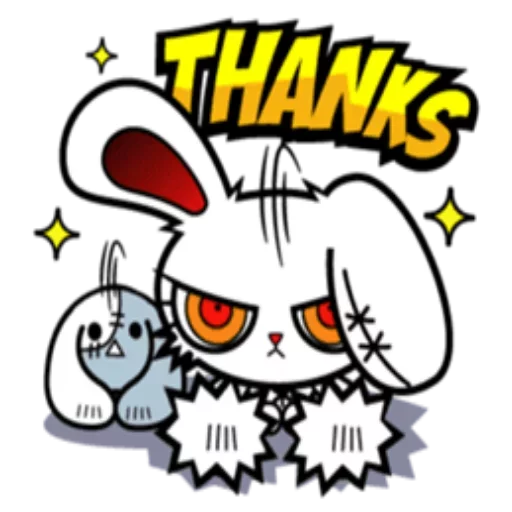 🙁 Стикер «Bloody bunny» для Telegram