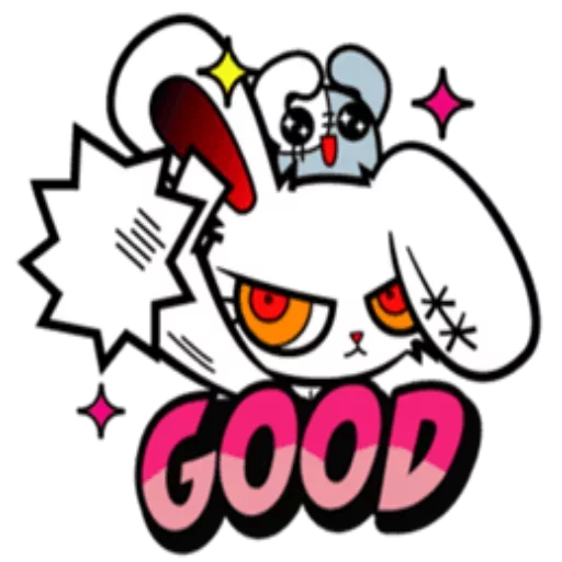 ☹️ Стикер «Bloody bunny» для Telegram