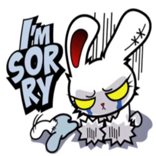 😠 Стикер «Bloody bunny» для Telegram