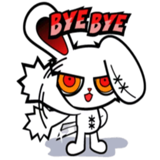😡 Стикер «Bloody bunny» для Telegram