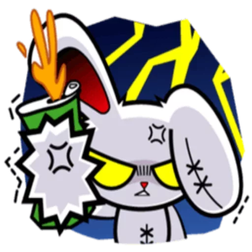 😡 Стикер «Bloody bunny» для Telegram