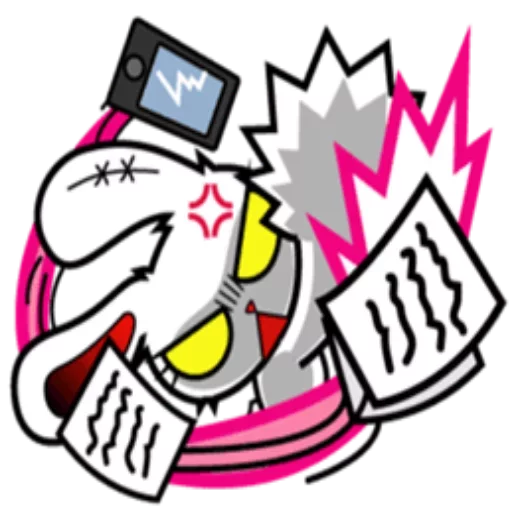 😡 Стикер «Bloody bunny» для Telegram
