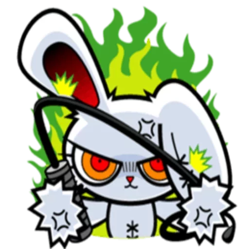 😡 Стикер «Bloody bunny» для Telegram