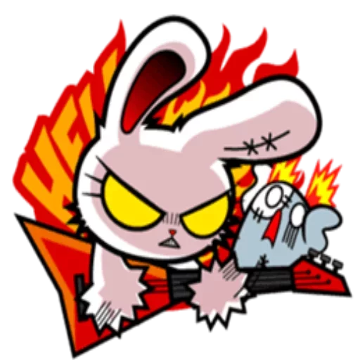 🙁 Стикер «Bloody bunny» для Telegram