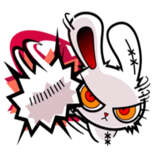 😡 Стикер «Bloody bunny» для Telegram