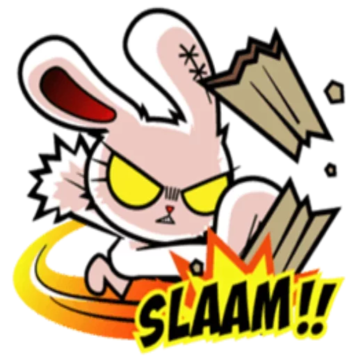 😡 Стикер «Bloody bunny» для Telegram