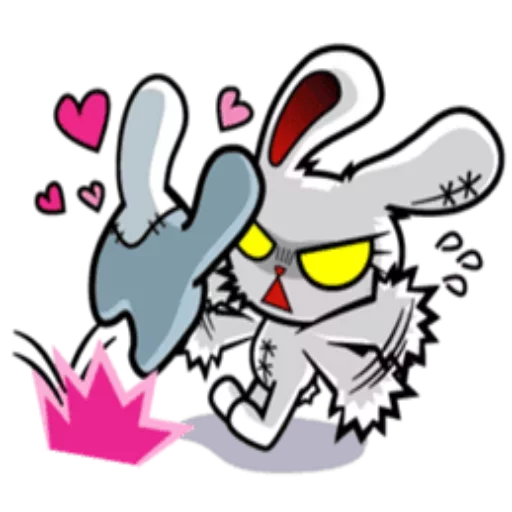 😠 Стикер «Bloody bunny» для Telegram