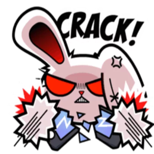 😡 Стикер «Bloody bunny» для Telegram